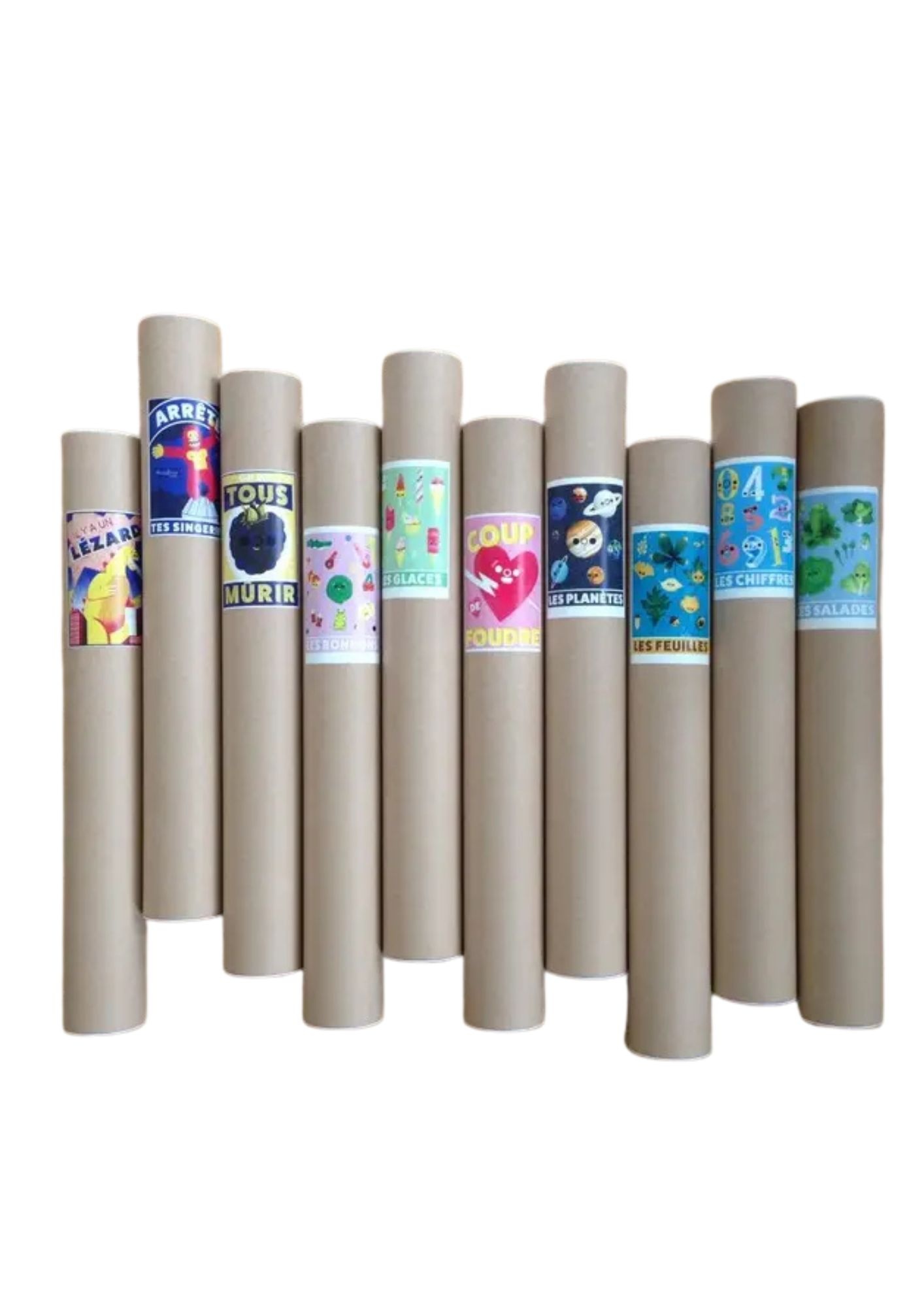 BRUXELLES TE SALUE FIEU Kunstdruck Les planètes