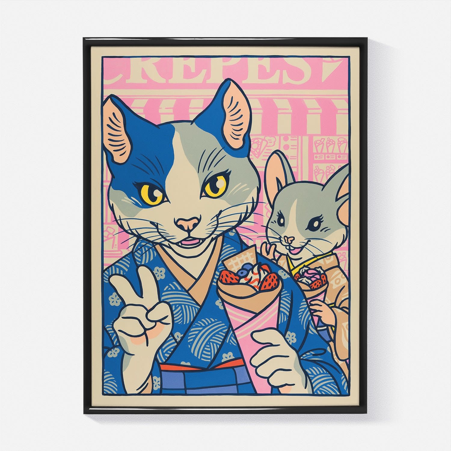 YEAAAH! STUDIO Kunstdruck Après-midi à Harajuku 30x40cm