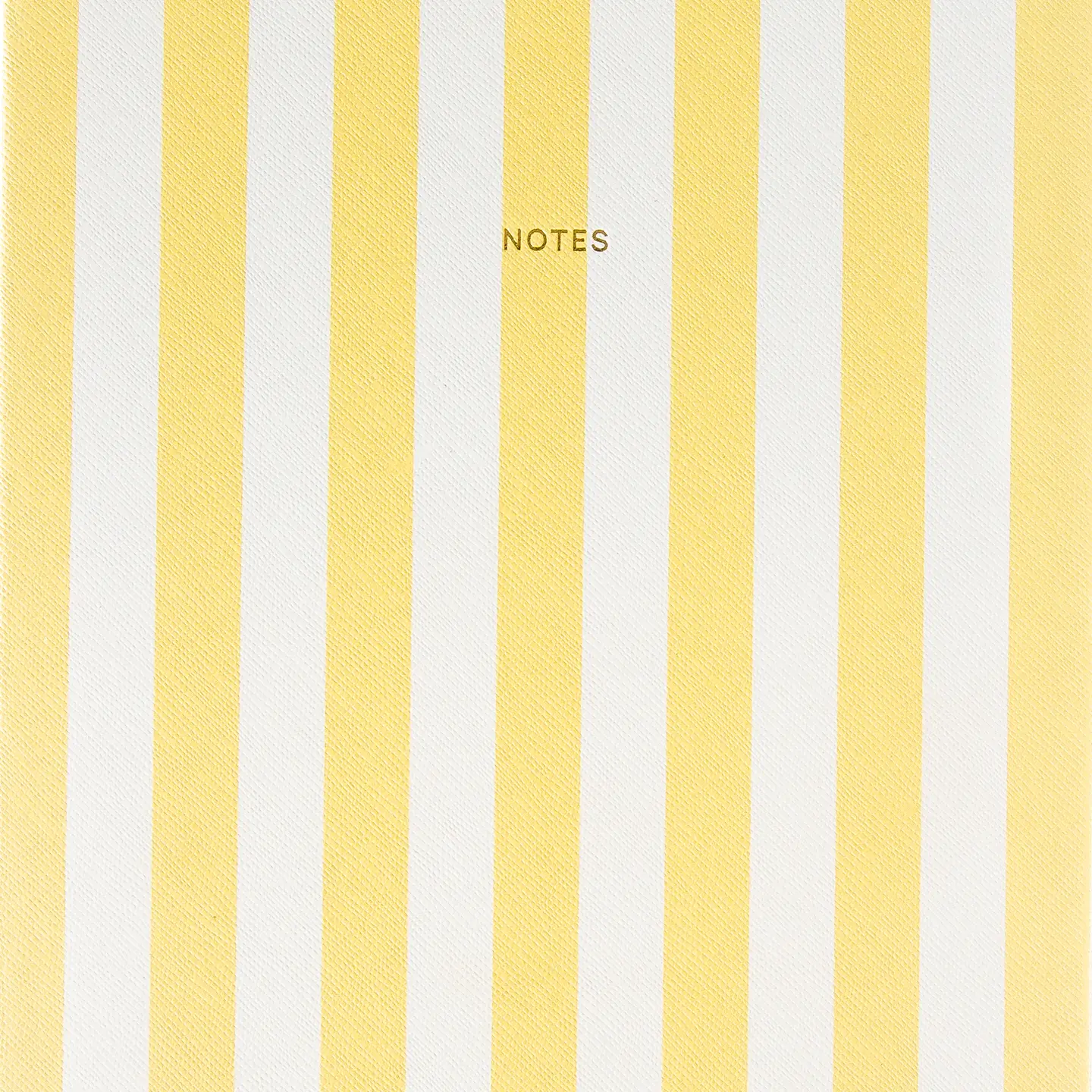 A-JOURNAL STATIONERY Notizbuch gelb gestreift