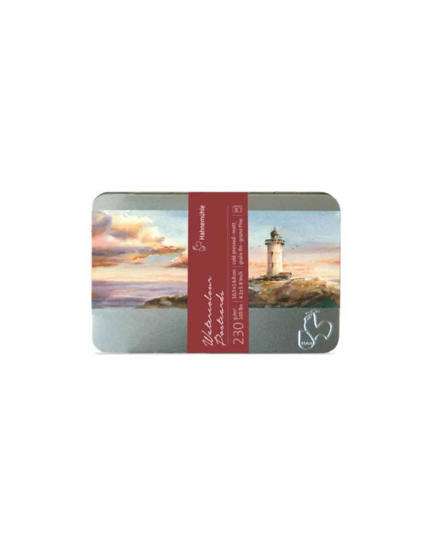 30 Aquarell Postkarten zum Gestalten