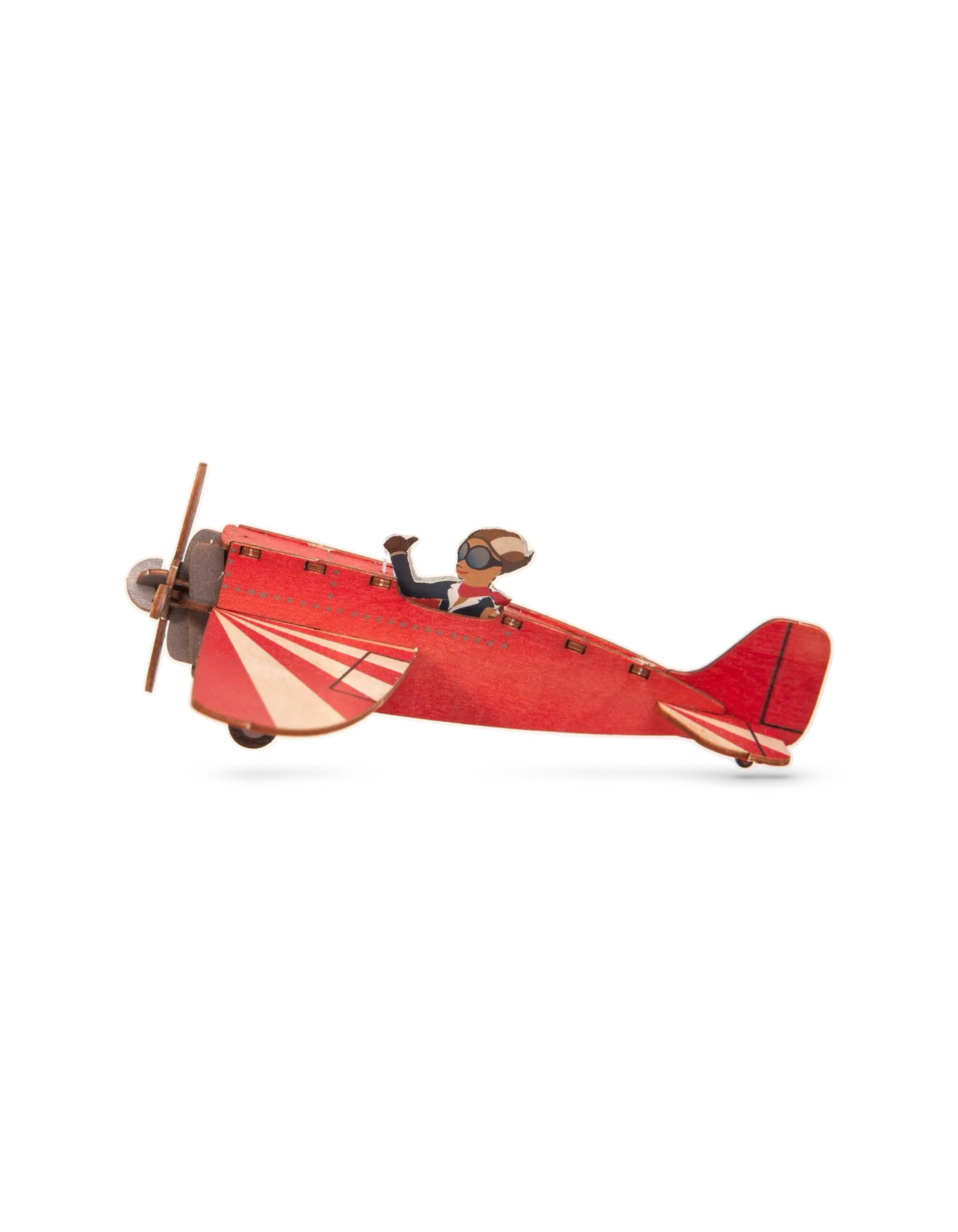 FORMES BERLIN GBR 3D Grusskarte aus bedrucktem Holz Flugzeug
