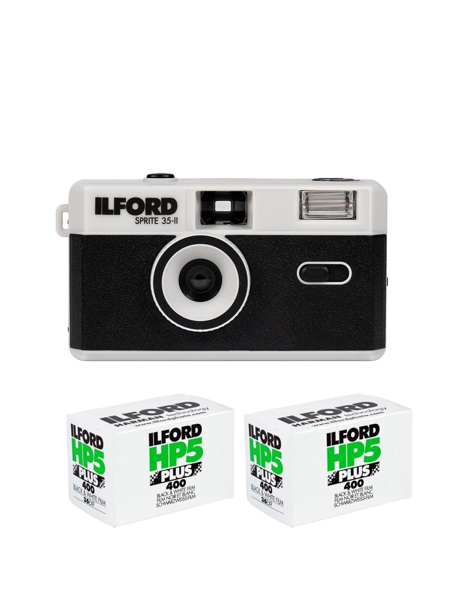 ILFORD Wiederverwendbare Kompaktkamera Sprite 35-2 inkl. zwei Filme