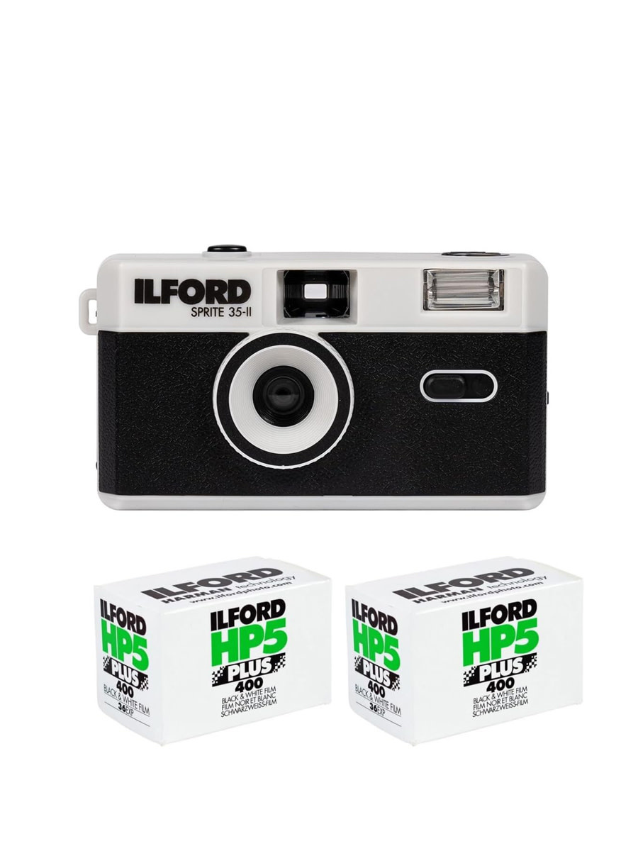 ILFORD Wiederverwendbare Kompaktkamera Sprite 35-2 inkl. zwei Filme