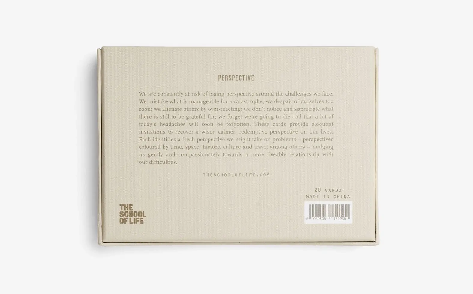 THE SCHOOL OF LIFE Perspective