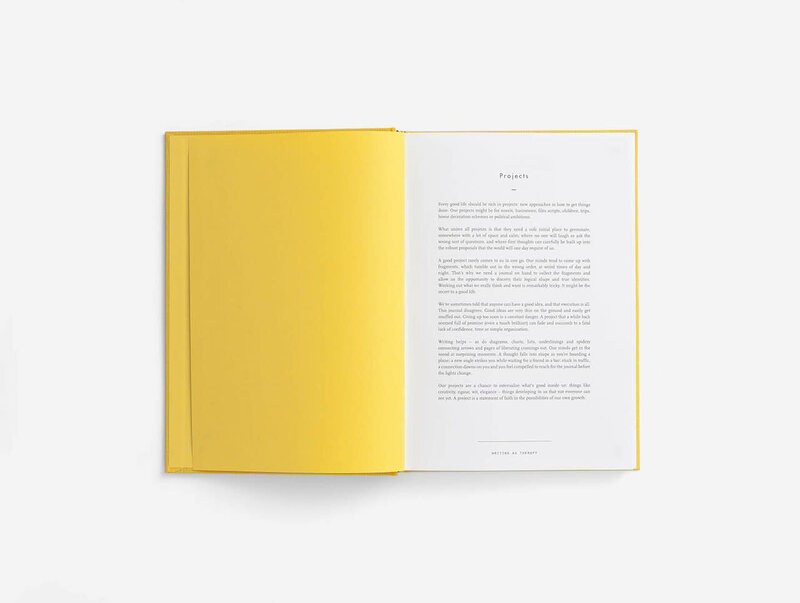 THE SCHOOL OF LIFE Notizbuch Gelb Projects