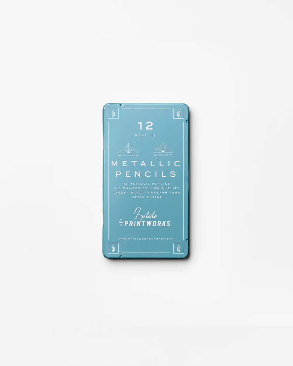 PRINTWORKS 12 Farbstifte Metallic