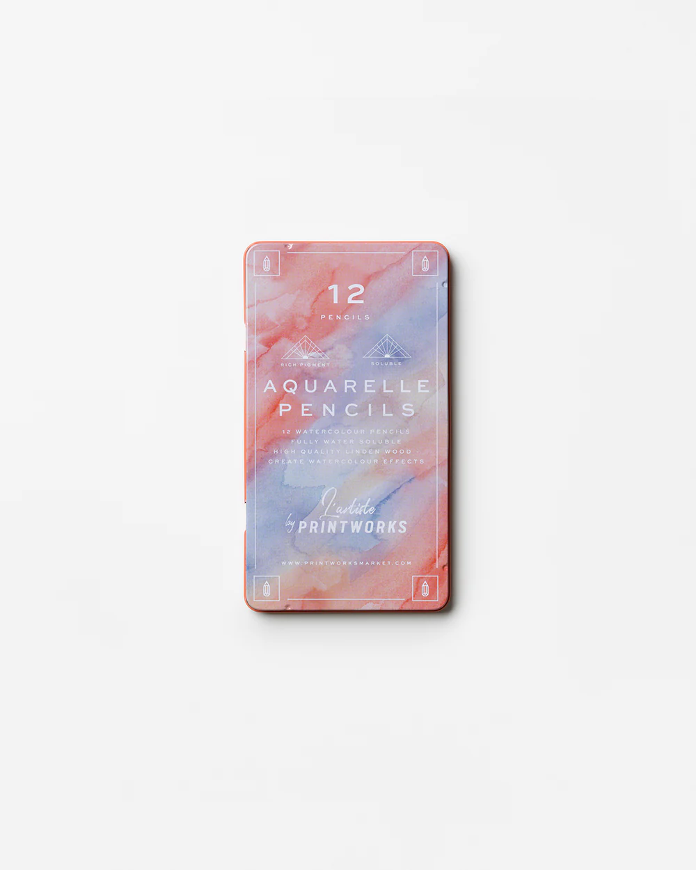 PRINTWORKS 12 Farbstifte Aquarell