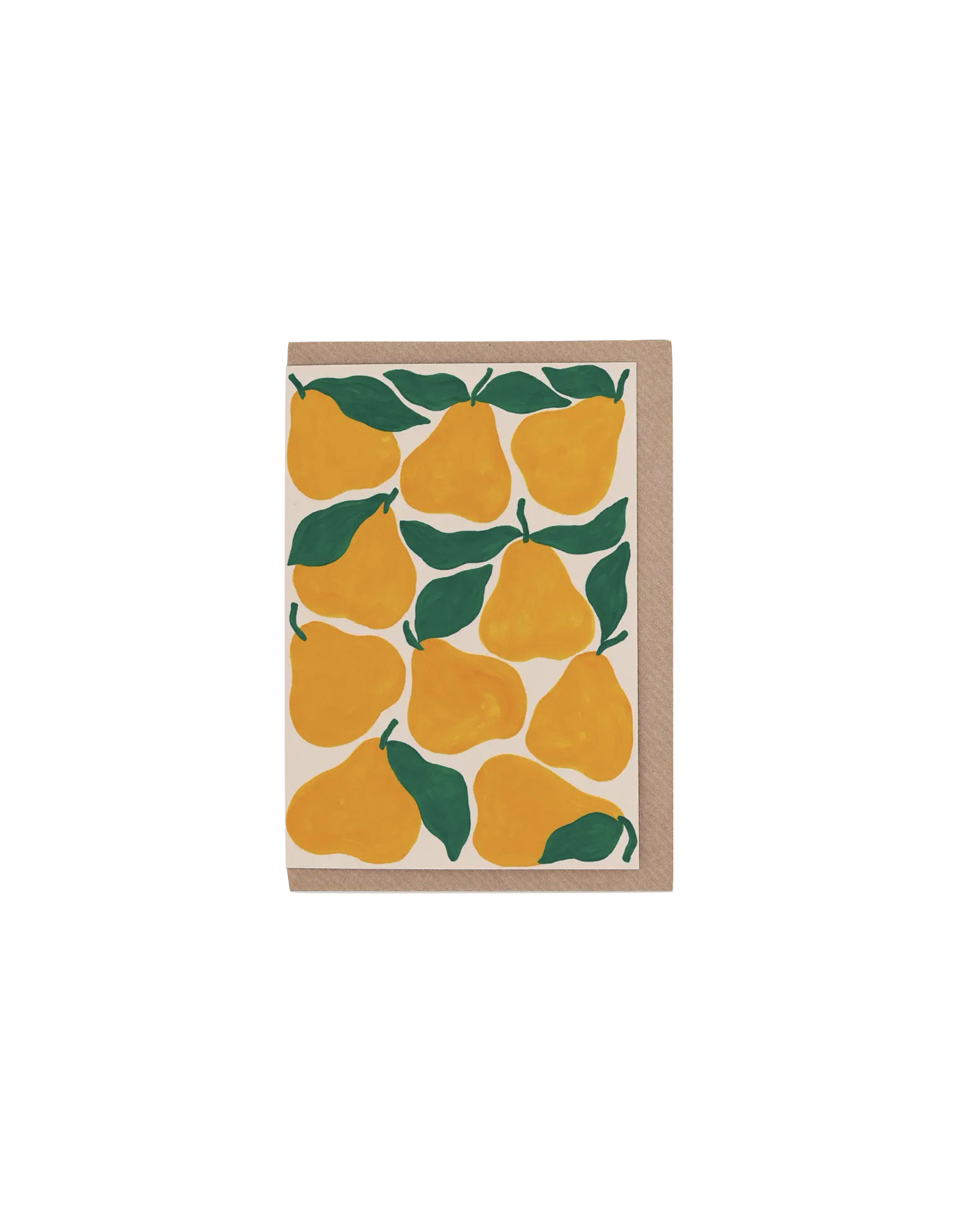 EVERMADE Doppelkarte yellow pears