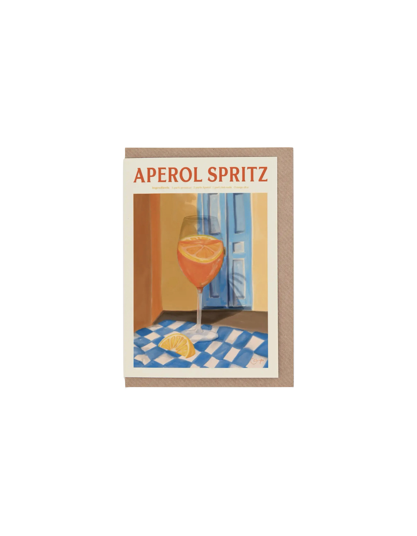 EVERMADE Doppelkarte Aperol Spritz