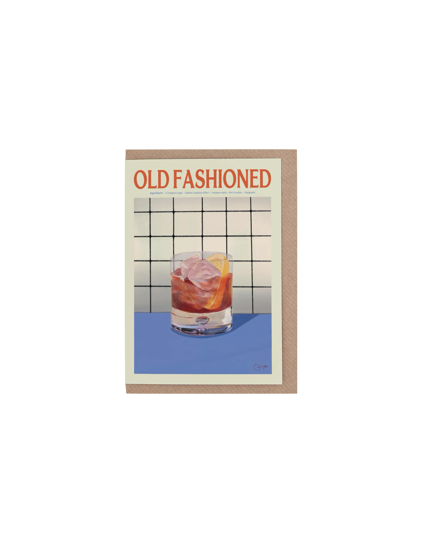 EVERMADE Doppelkarte Old Fashioned