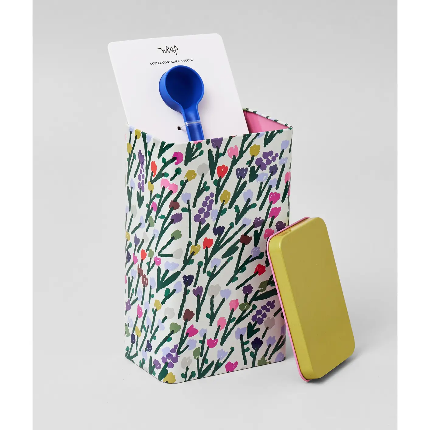 WRAP Kaffeedose Blumenmuster