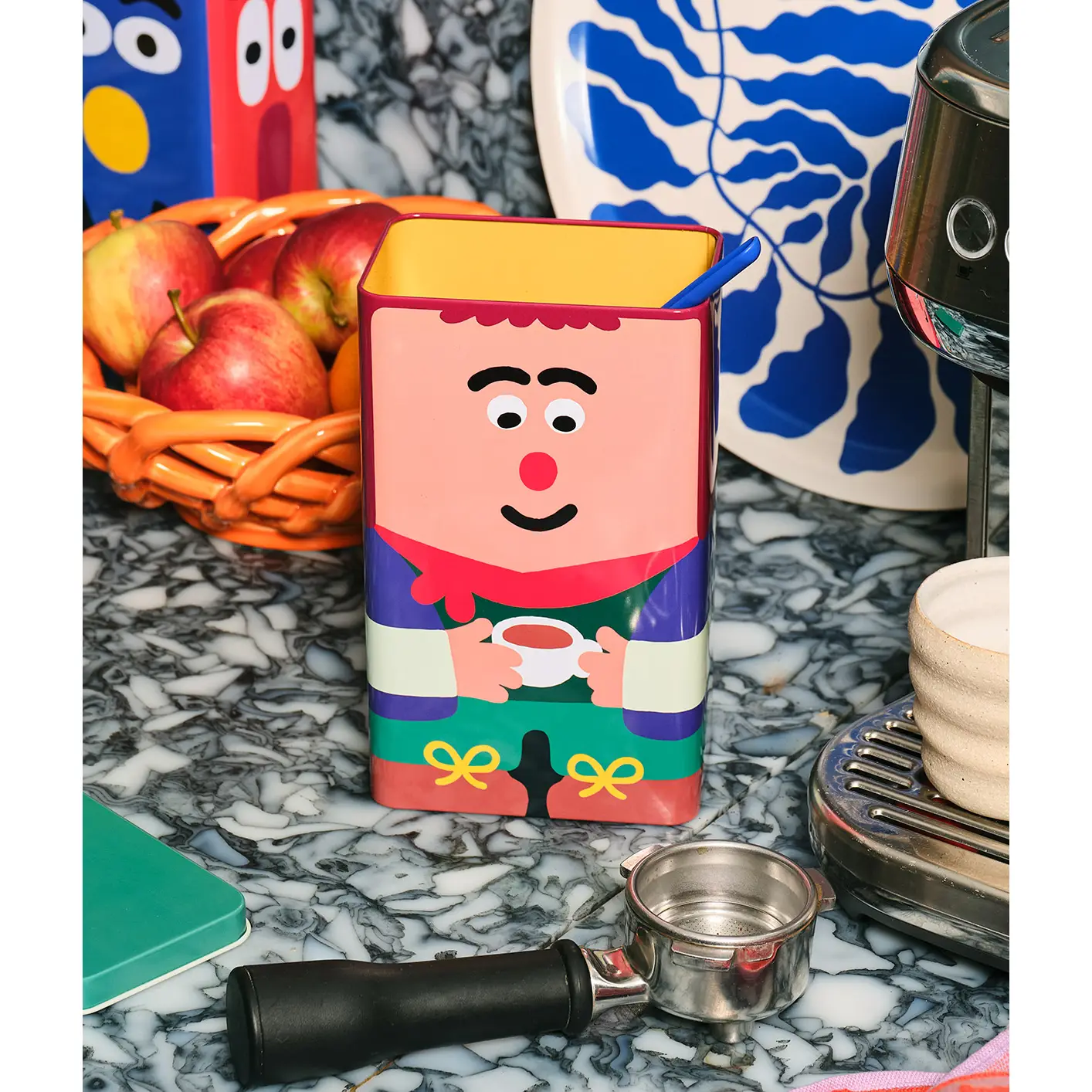 WRAP Kaffeedose Kleiner Mann mit Kaffee