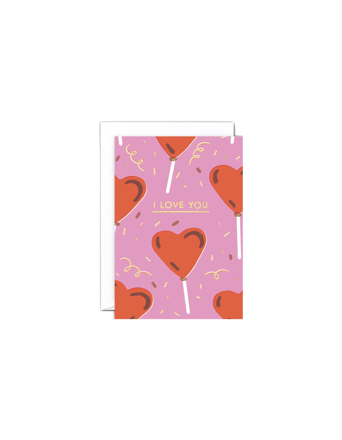 WRAP Doppelkarte I Love You Lolipop