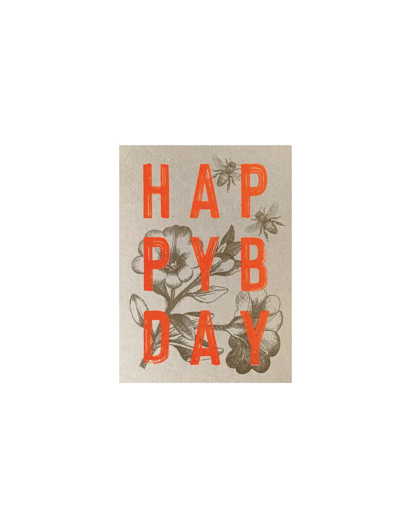 TOGETHERY Riso Karte mit Couvert HAPPY B DAY
