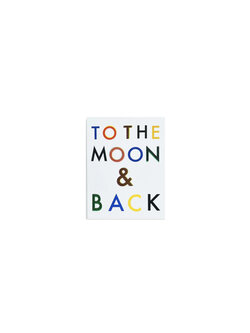 SCOUT EDITIONS Kleine Doppelkarte TO THE MOON & BACK