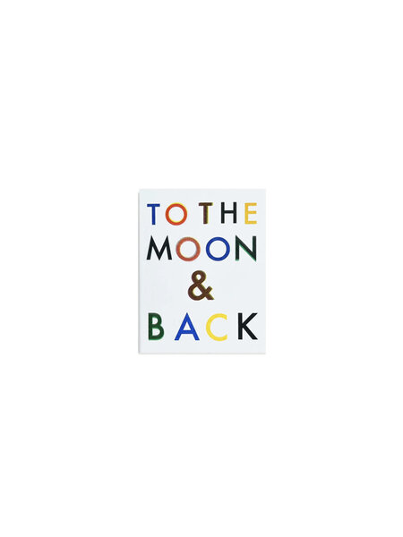 SCOUT EDITIONS Kleine Doppelkarte TO THE MOON & BACK
