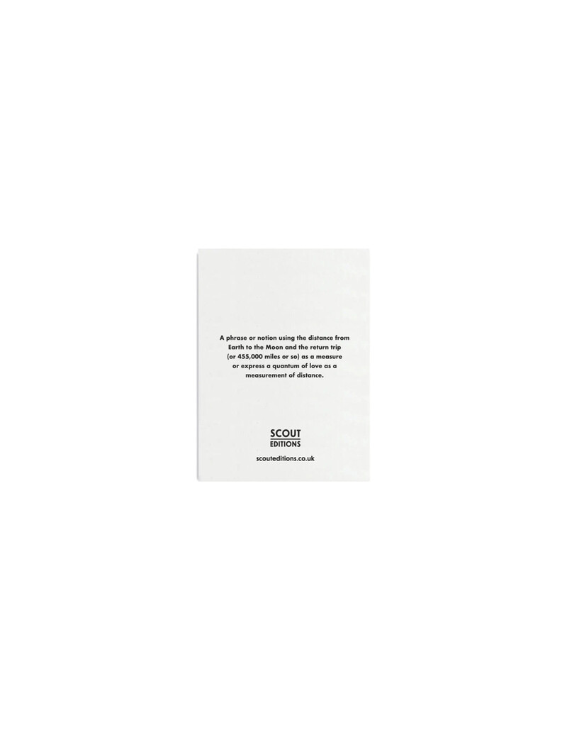 SCOUT EDITIONS Kleine Doppelkarte TO THE MOON & BACK