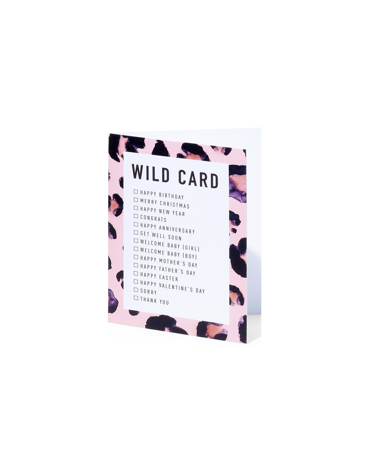Doppelkarte Wild Card