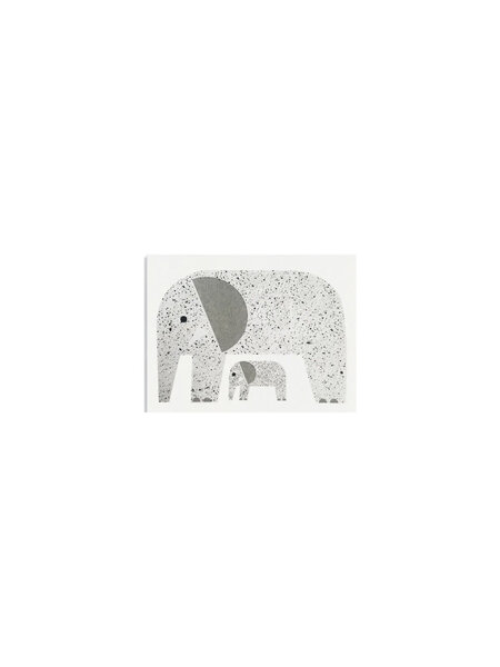 SCOUT EDITIONS Kleine Doppelkarte Elephants