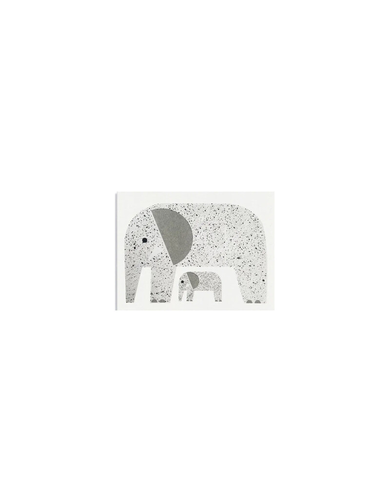 SCOUT EDITIONS Kleine Doppelkarte Elephants