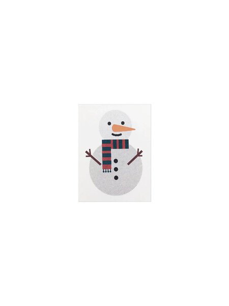 SCOUT EDITIONS Kleine Doppelkarte Schneemensch