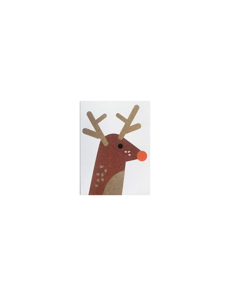 SCOUT EDITIONS Kleine Doppelkarte Rudolf Rentier