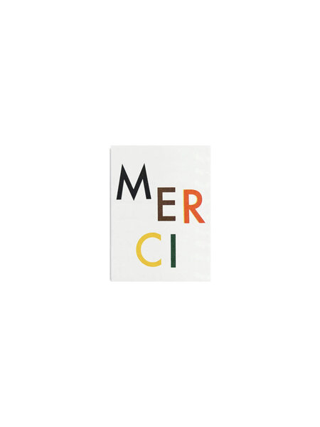 SCOUT EDITIONS Kleine Doppelkarte MERCI