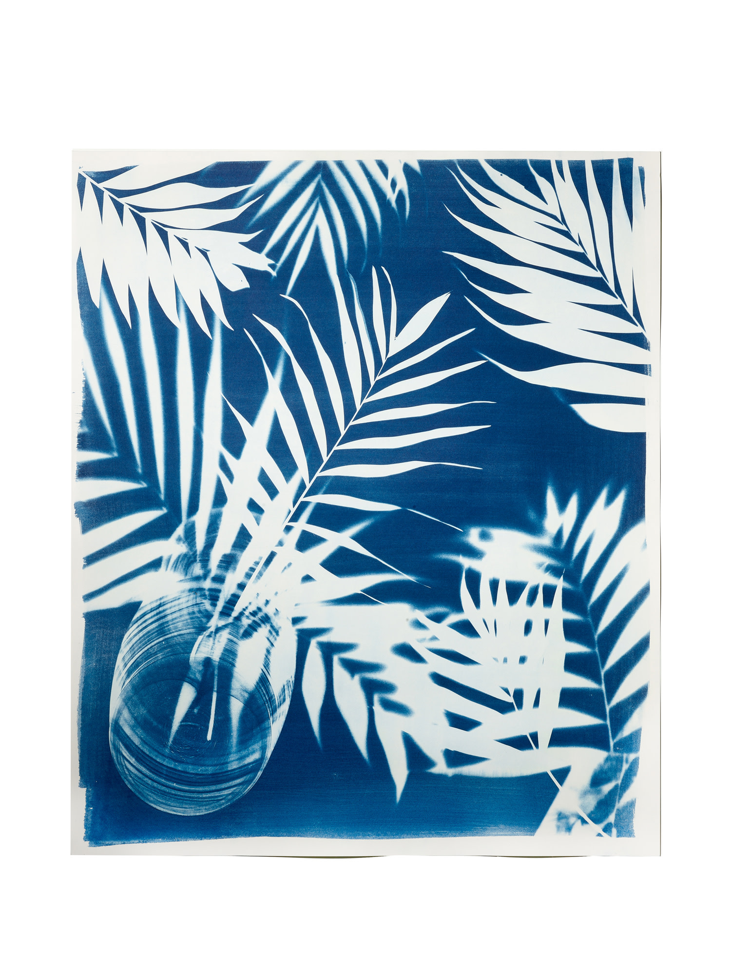 STUDIO SOMMER Original Cyanotypie - Unikat 50x60cm CLUB TROPICANA
