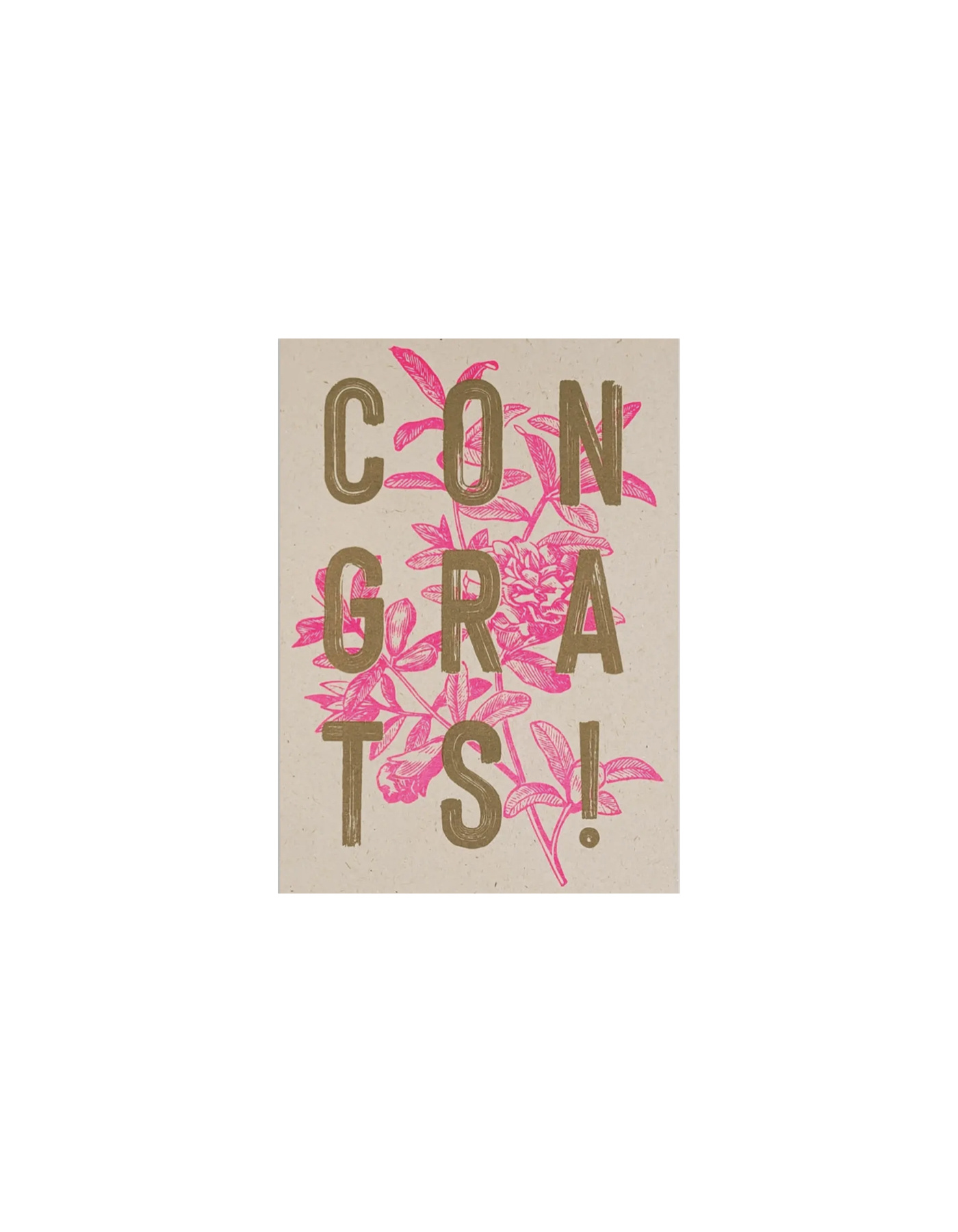 TOGETHERY Riso Karte mit Couvert CONGRATS