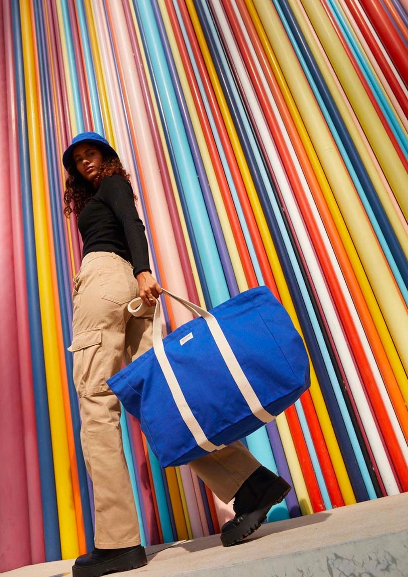 HINDBAG Weekender JEAN / Grosse Tasche in diversen Farben