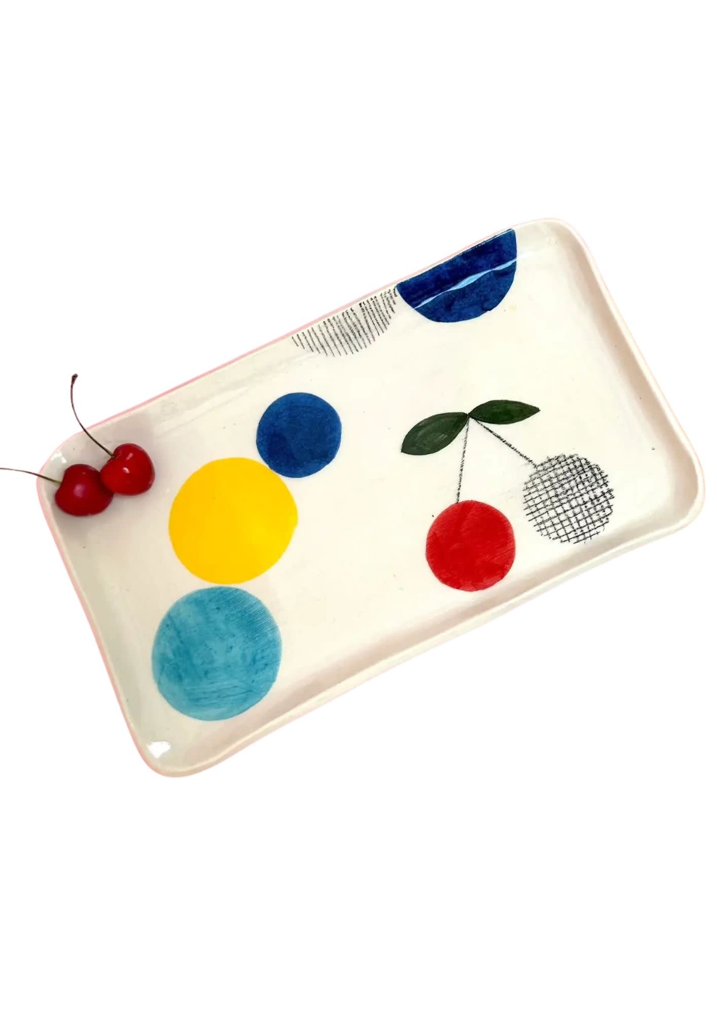 ODEON Handgemachtes Keramiktablett gross