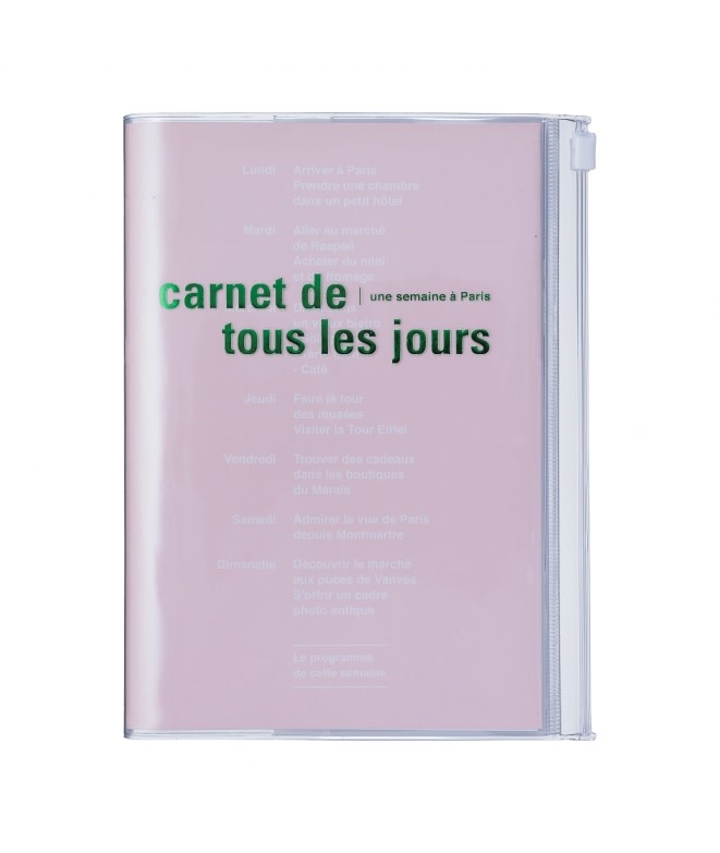 MARK'S Zipper B6 Notebook Days - verschiedene Farben