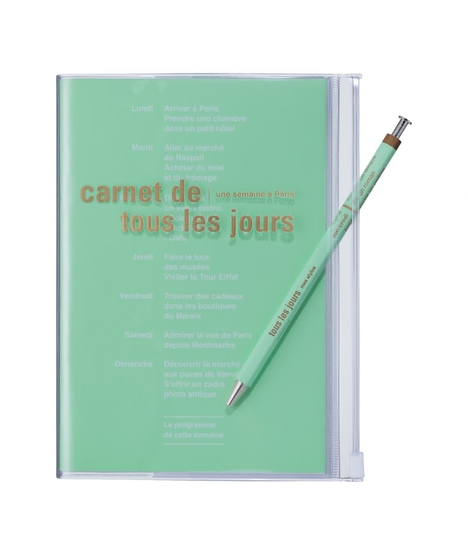 MARK'S Zipper B6 Notebook Days - verschiedene Farben