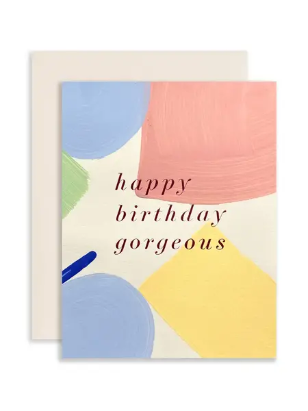 MOGLEA Doppelkarte happy birthday gorgeous