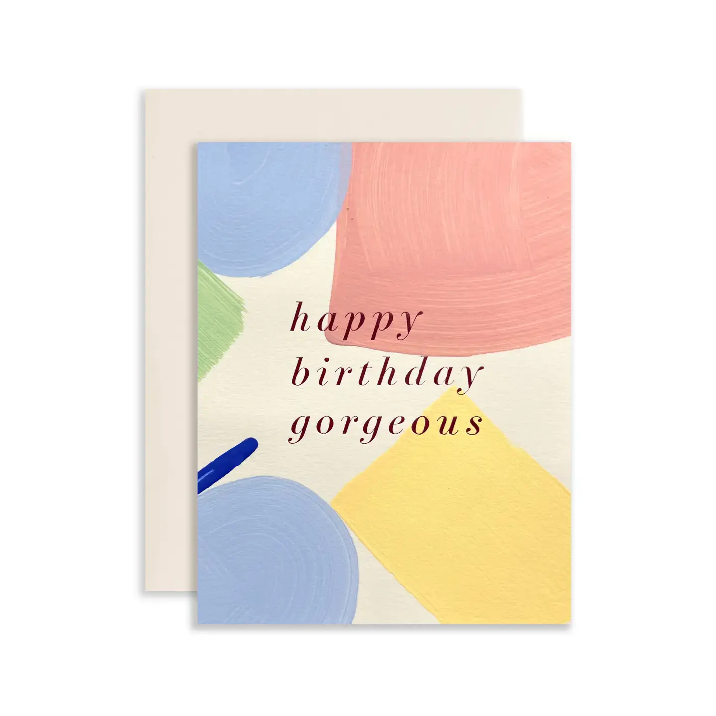 MOGLEA Doppelkarte happy birthday gorgeous