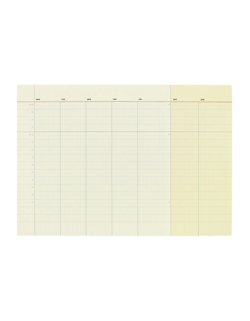 MARK'S A4 Desk Notepad weekly organiser