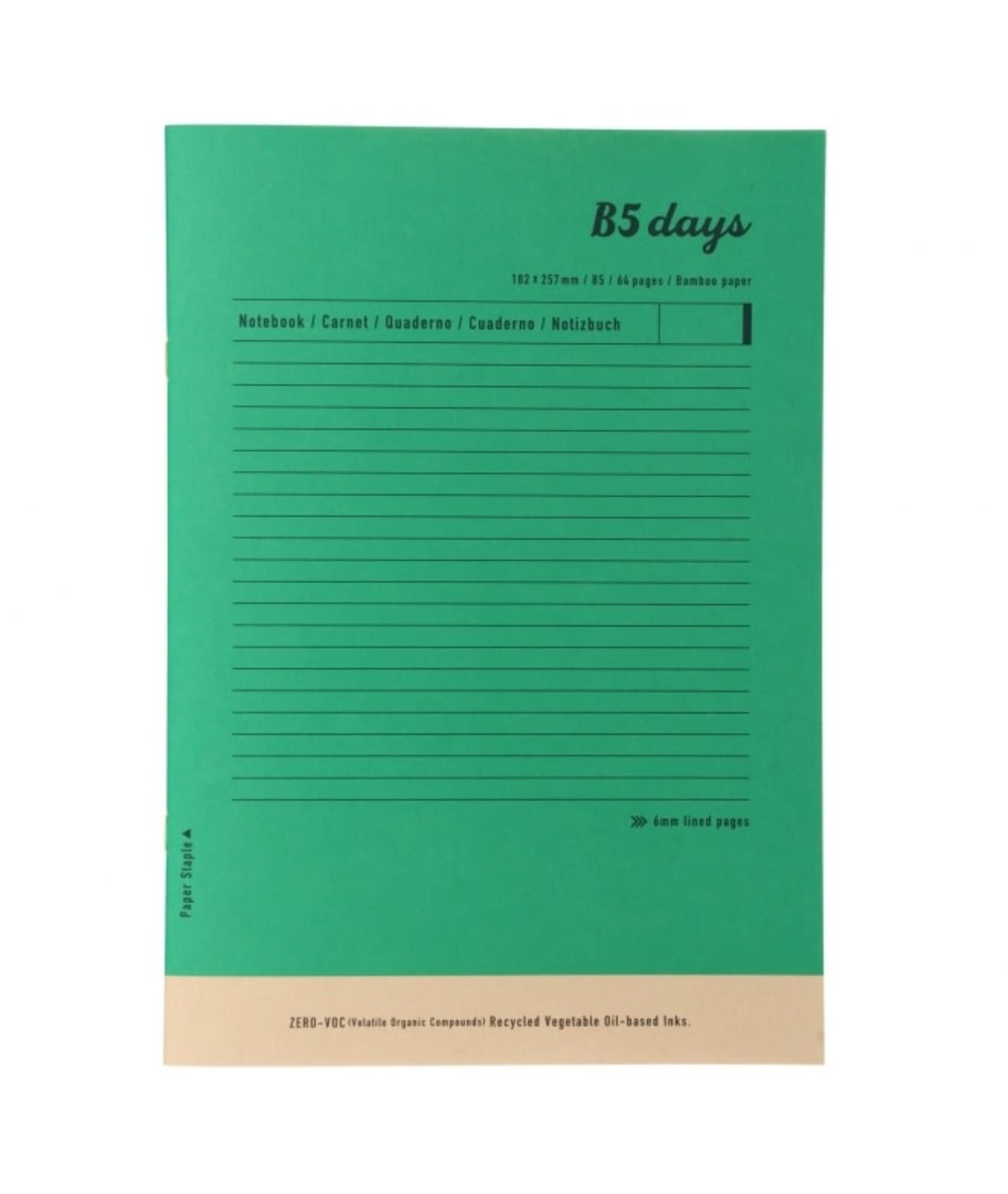 MARK'S Notizbuch B5 days Bamboo Paper - verschiedene Farben