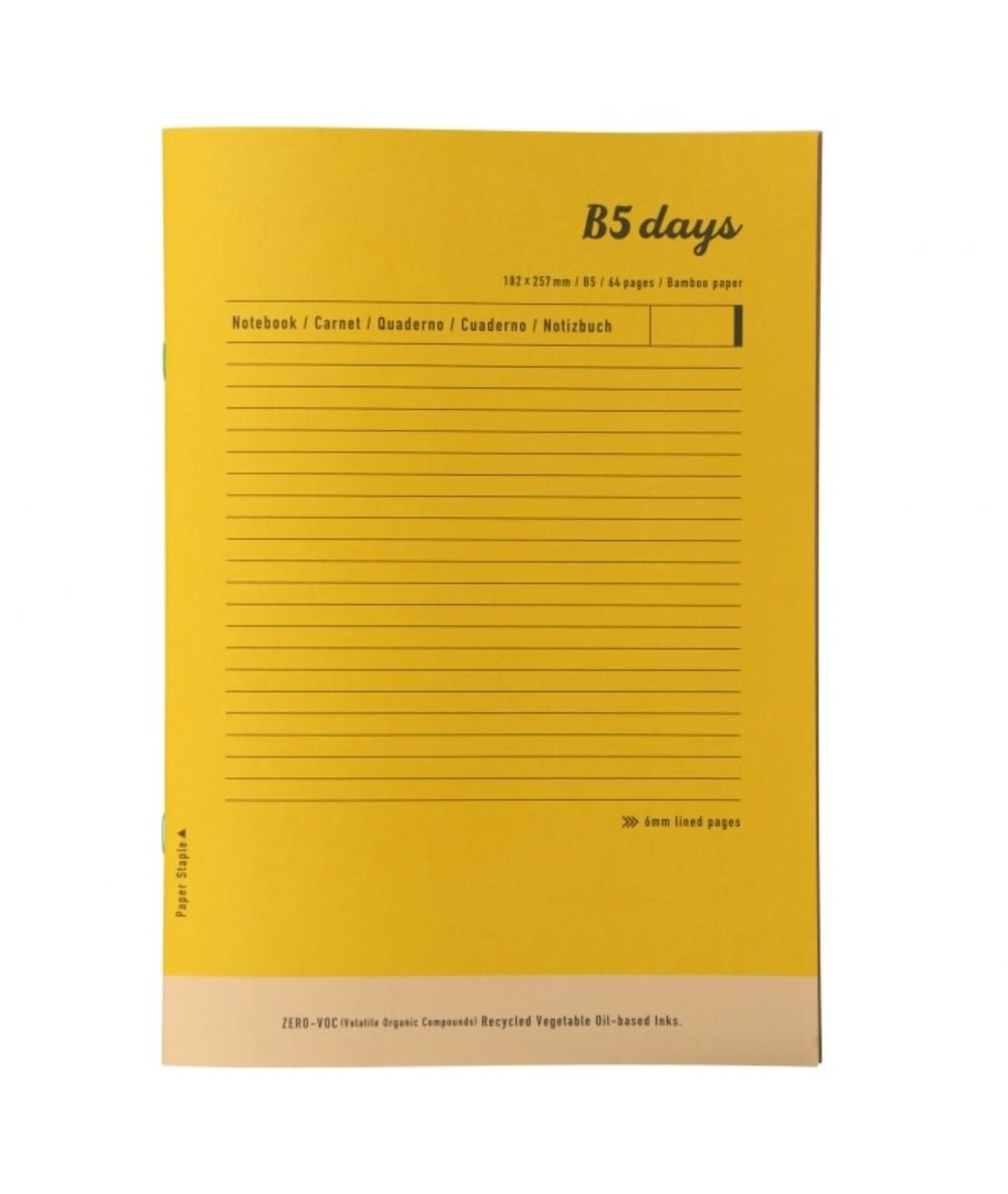 MARK'S Notizbuch B5 days Bamboo Paper - verschiedene Farben