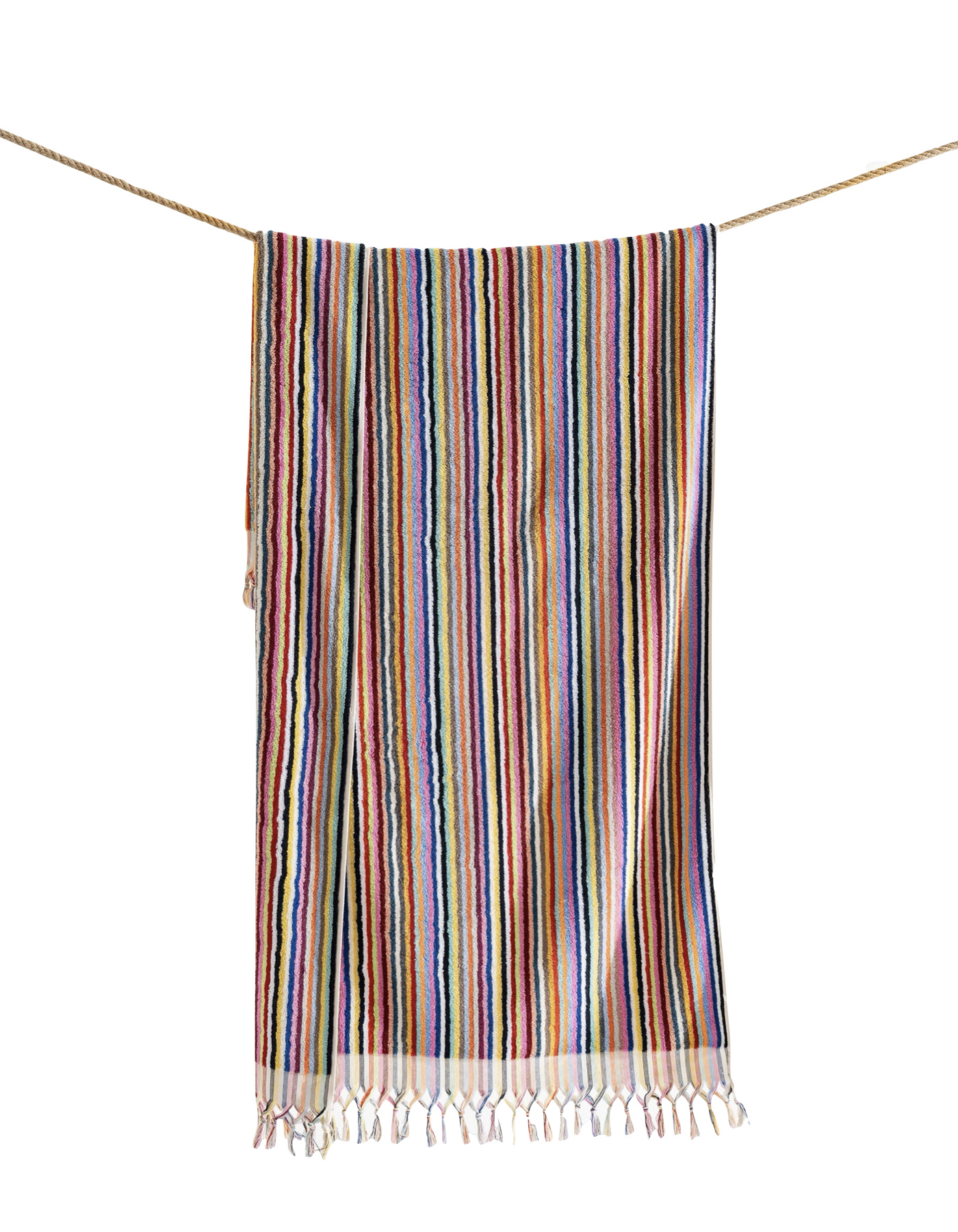 Badetuch bunt gestreift