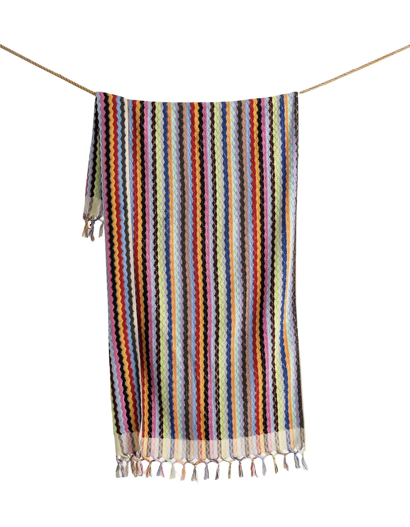 Badetuch bunt gestreift