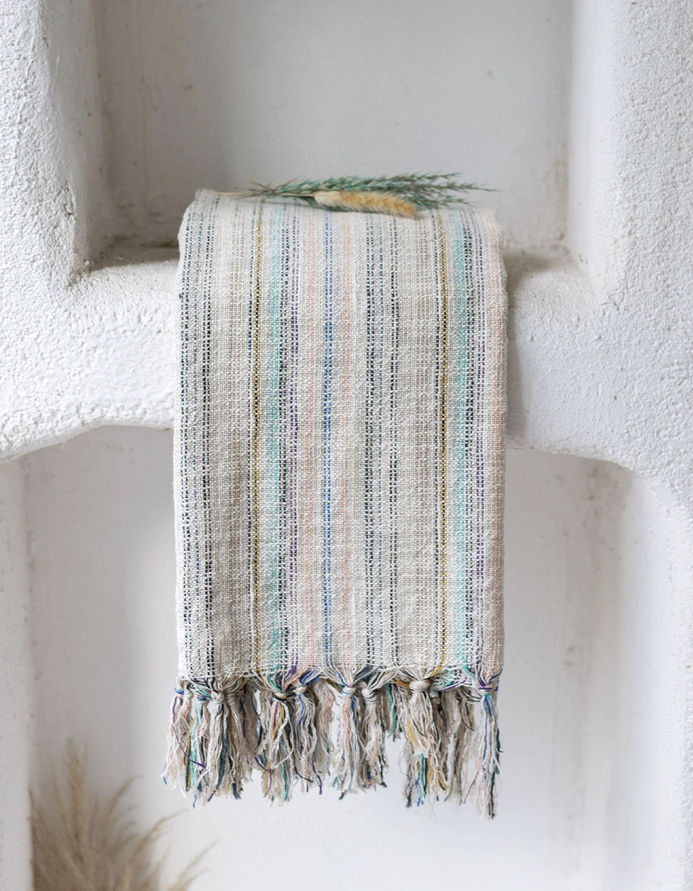 Leichtes Baumwolltuch / Badetuch verschiedene Muster