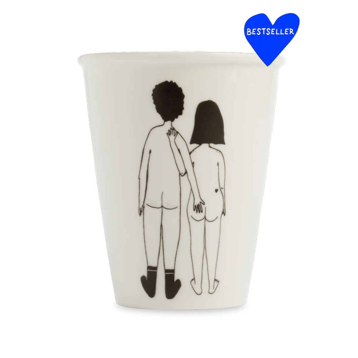 HELEN B Porzellan Becher COUPLES mit verschiedenen Illustrationen