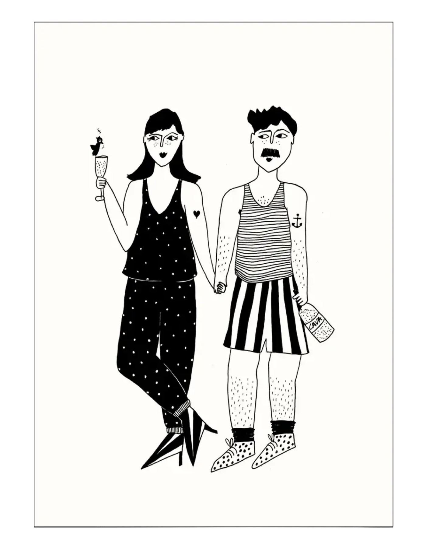 HELEN B Poster apero couple
