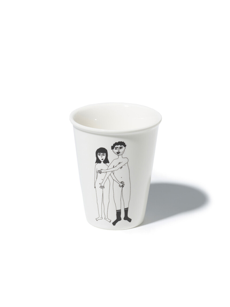 HELEN B Porzellan Becher COUPLES mit verschiedenen Illustrationen