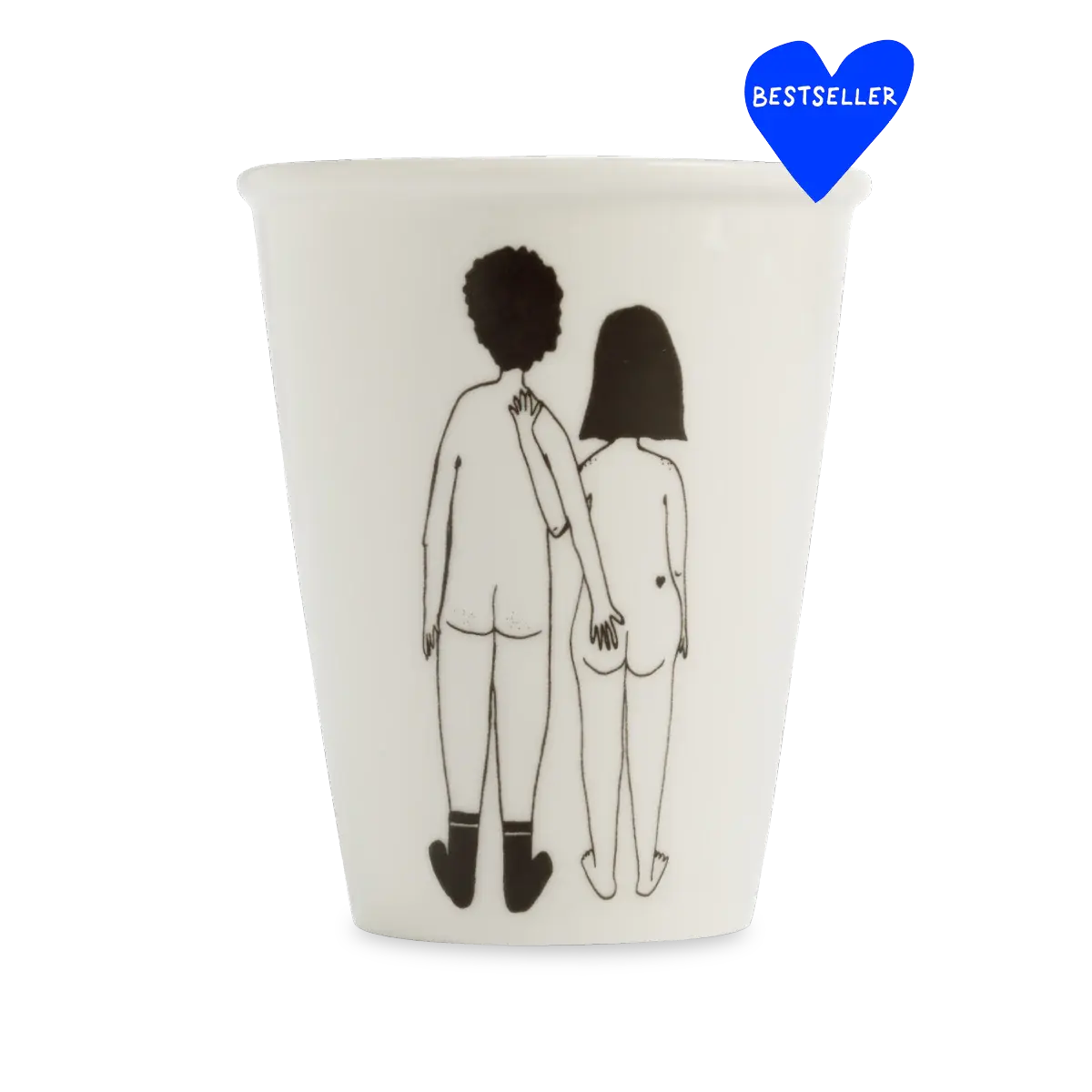 HELEN B Porzellan Becher COUPLES mit verschiedenen Illustrationen