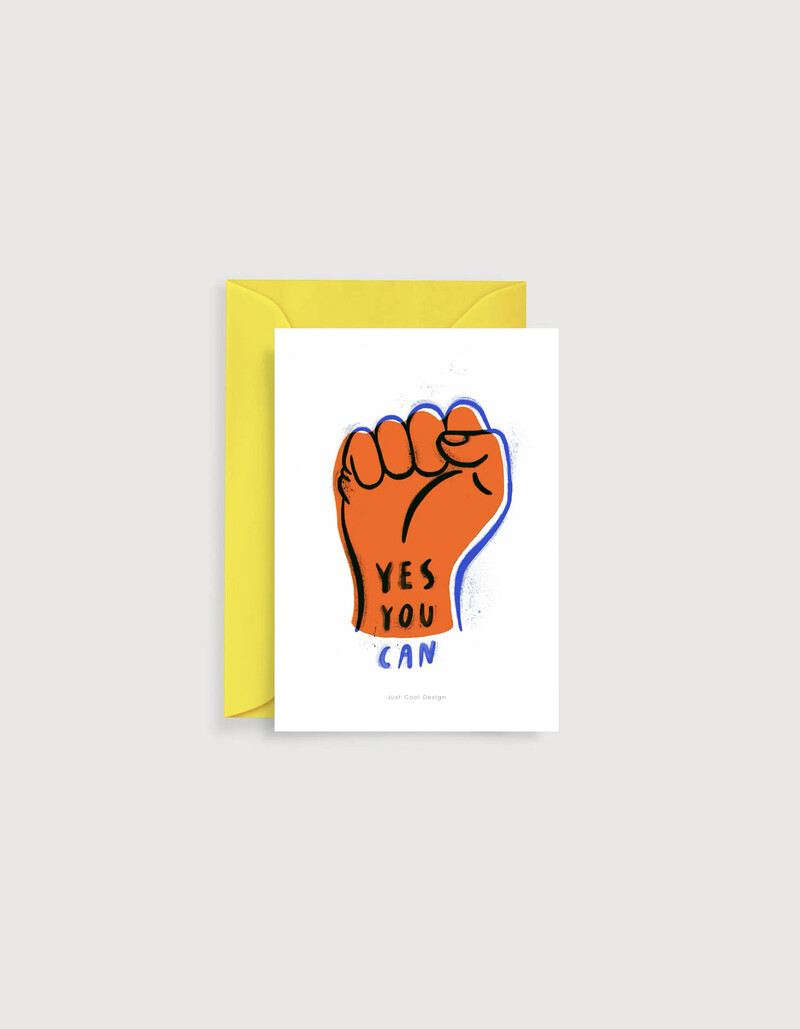 JUST COOL DESIGN mini Kunstprint yes you can