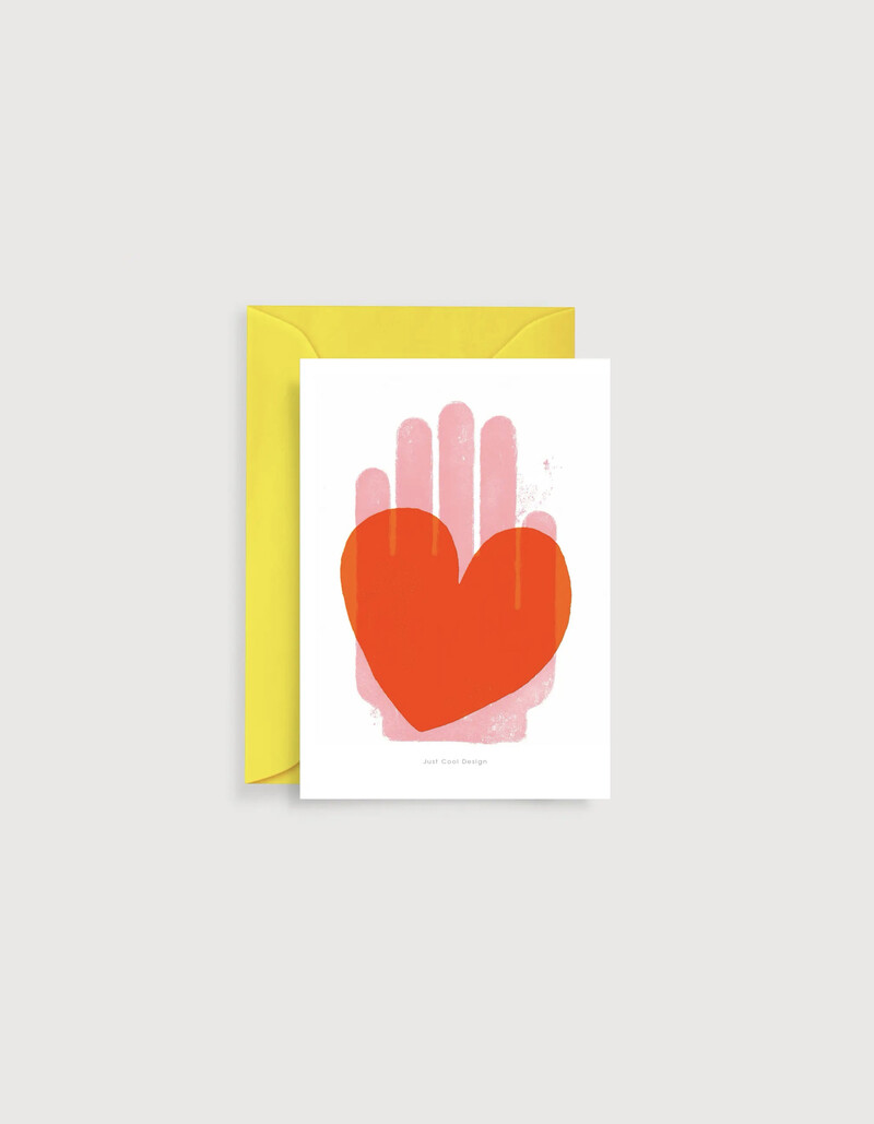 JUST COOL DESIGN mini Kunstprint giving Love