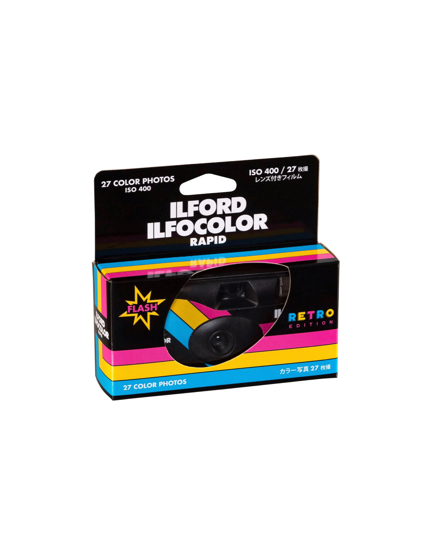 ILFORD Einwegkamera 27 Color Photos Flash ISO 400