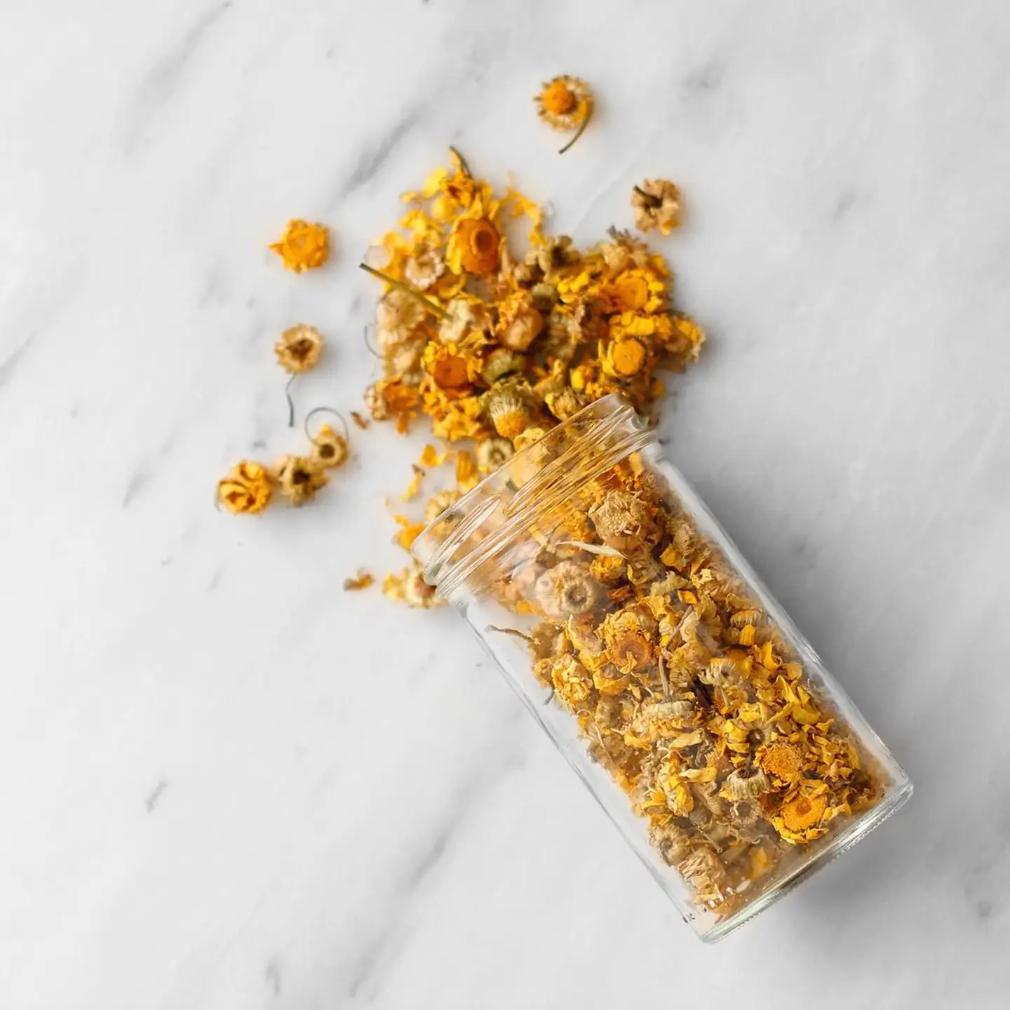 Blumen-Tee verschiedene Aromen