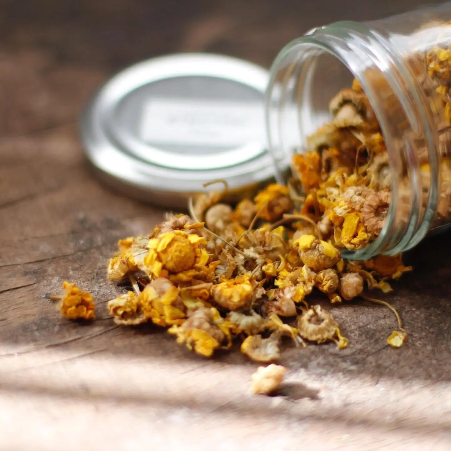 Blumen-Tee verschiedene Aromen